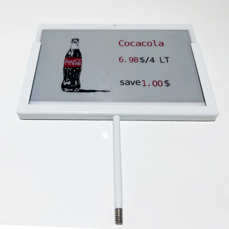 7.3 dyuym Elektron narx yorlig'i vintli vintli Coca - colya uslubi